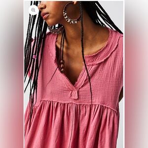 Free People / Sugar Rush Baby Doll Top